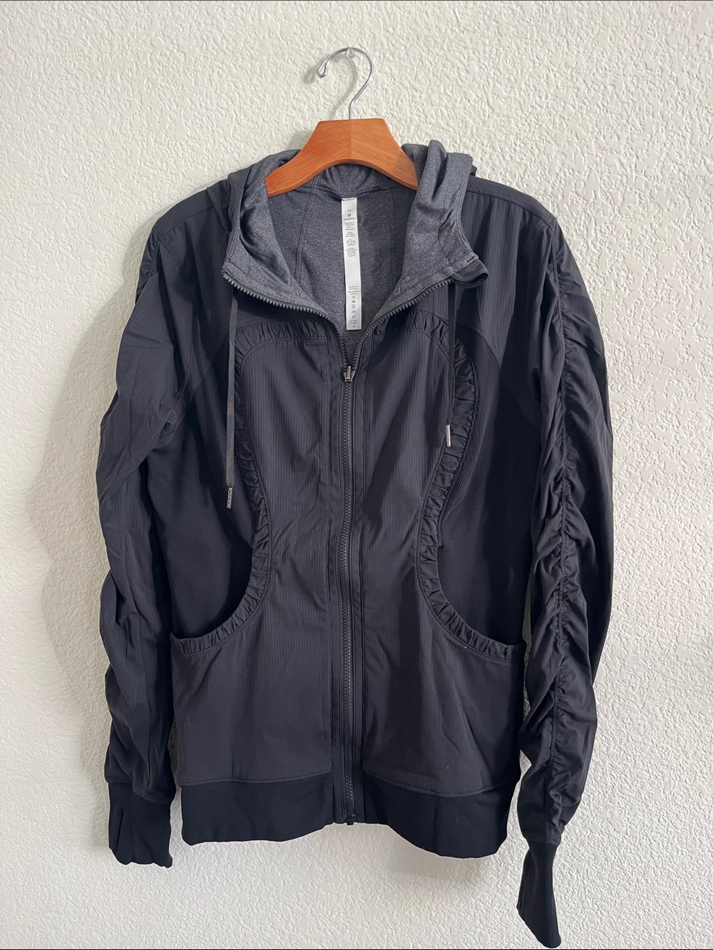 lululemon athletica Black Lightweight Hooded Jacket